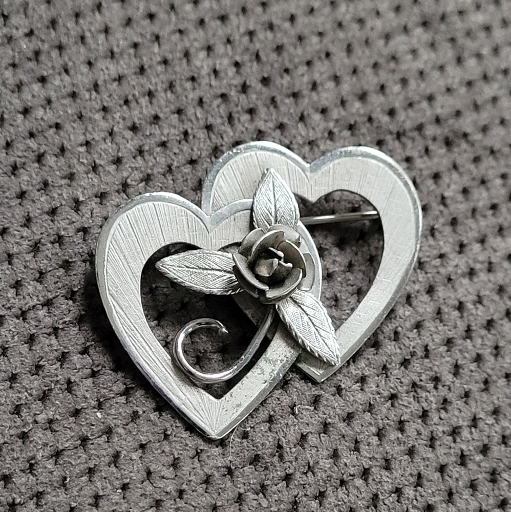 ⭐Vintage Sterling Heart Brooch⭐